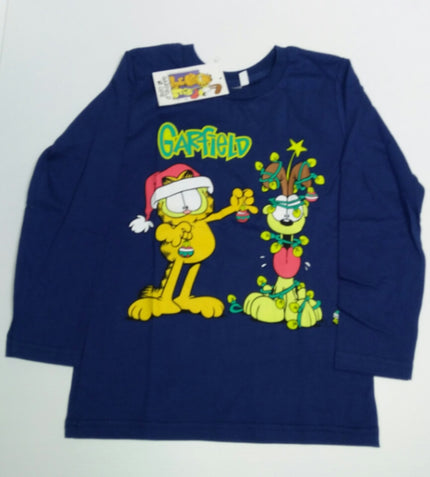 Garfield and Odie Long Sleeve Christmas Shirt - We Got Character Toys N More