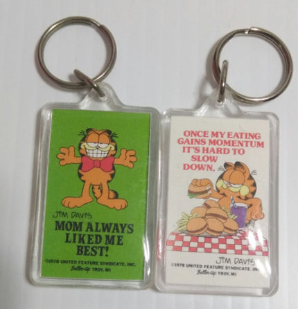 Garfield Keychains lot of 2 - We Got Character Toys N More