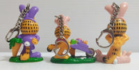 Garfield Easter PVC Keychains Zipper Pulls - We Got Character Toys N More