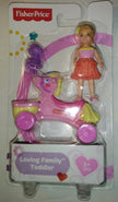 Fisher-Price Loving Family Dollhouse Figure Toddler Doll W/ Ride-on Giraffe - We Got Character Toys N More