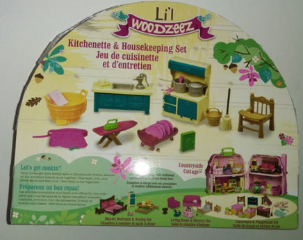 Li'l WOODZEEZ Kitchenette & Housekeeping Set - We Got Character Toys N More