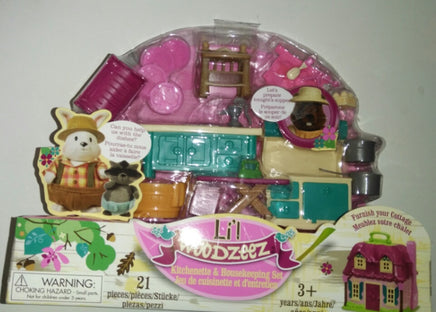 Li'l WOODZEEZ Kitchenette & Housekeeping Set - We Got Character Toys N More