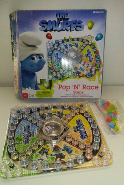 The Smurfs Pop 'N' Race Game by Pressman - We Got Character Toys N More