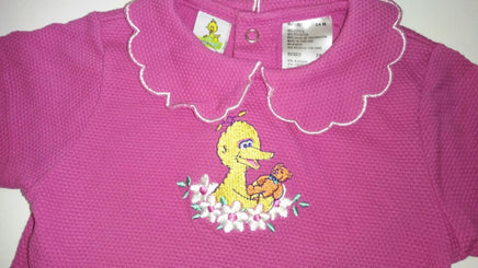 Big Bird Sesame Street Pink One Piece Outfit - We Got Character Toys N More