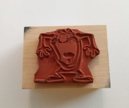 Tasmanian Devil Wooden Rubber Stampede Block - We Got Character Toys N More