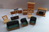 Epoch Calico Critters  Log Cabin House & Furniture - We Got Character Toys N More