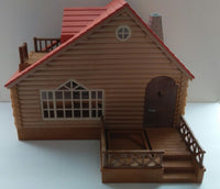 Epoch Calico Critters  Log Cabin House & Furniture - We Got Character Toys N More