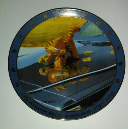 Garfield Dear Diary Plate Art Project - We Got Character Toys N More
