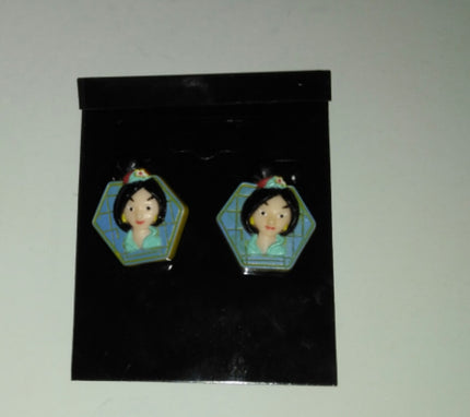 Disney Princess Mulan Stud Earrings - We Got Character Toys N More