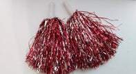 Red and Silver Pom-Poms - We Got Character Toys N More