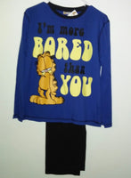 Garfield 2 Piece Pajama Set I'm More Bored - We Got Character Toys N More