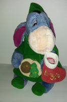 Disney Eeyore Christmas  Holiday Plush - We Got Character Toys N More