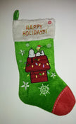 Snoopy Christmas Stocking Happy Holidays - We Got Character Toys N More
