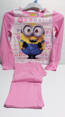 Minions Illumination 2 Piece Pink Pajama Set - We Got Character Toys N More