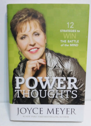 4 Joyce Meyer Books Power Thoughts, Be Anxious For Nothing, Life without Strife... - We Got Character Toys N More