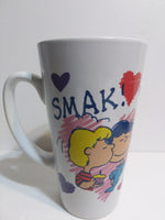 Peanuts Lucy and Schroeder SMACK Valentine Cup - We Got Character Toys N More