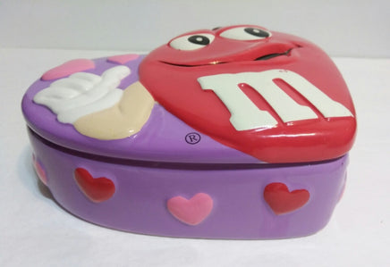 Red M&M's Valentine Candy Trinket Box - We Got Character Toys N More