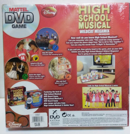 Disney High School Musical Wildcat Megamix DVD Board Game - We Got Character Toys N More