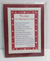 I Am Glad I Married You Miniature Easel Picture - We Got Character Toys N More