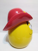 Yellow M&M's Cookie Jar with Cowboy Hat - We Got Character Toys N More