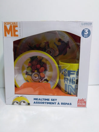 Despicable Me 3pc Yellow Mealtime Set - We Got Character Toys N More