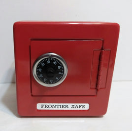 Red Metal Safe Frontier Combination Bank - We Got Character Toys N More