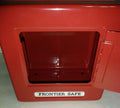 Red Metal Safe Frontier Combination Bank - We Got Character Toys N More