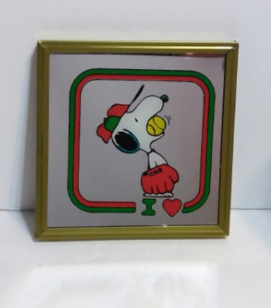 Snoopy Baseball Mirror Picture - We Got Character Toys N More