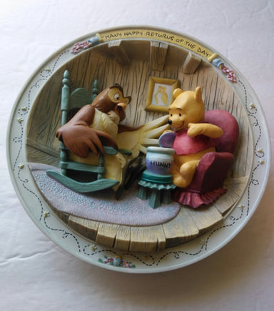 Many Happy Returns of The Day Winnie The Pooh Plate - We Got Character Toys N More