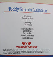 Teddy Ruxpin Lullabies HC Book - We Got Character Toys N More