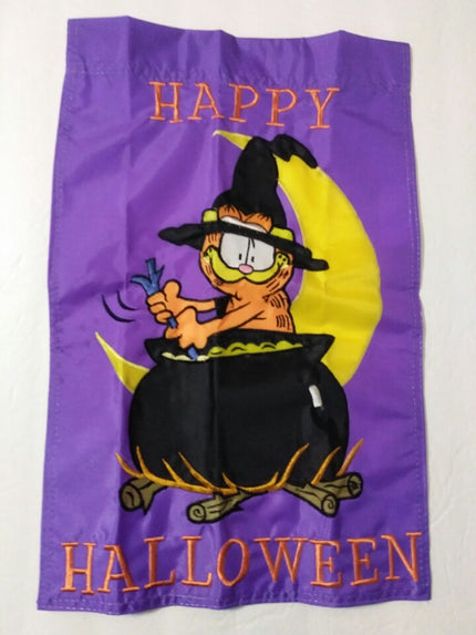 Garfield Happy Halloween Flag - We Got Character Toys N More
