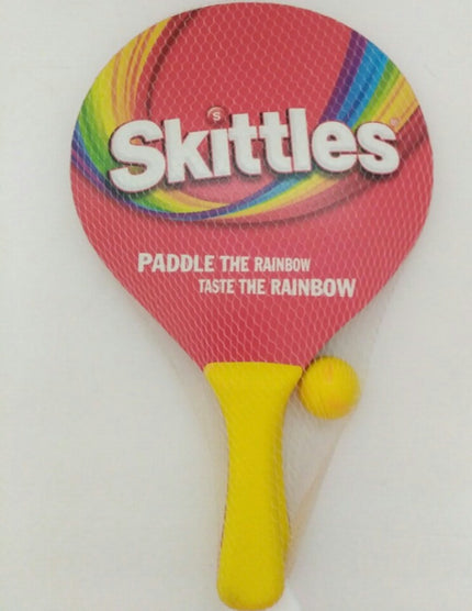Skittles Paddle The Rainbow Taste The  Rainbow Tennis Ping Pong Game - We Got Character Toys N More