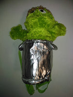 Oscar The Grouch Plush Backpack - We Got Character Toys N More