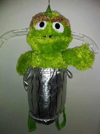 Oscar The Grouch Plush Backpack - We Got Character Toys N More