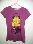 Garfield Dark Purple Lets Groove T- Shirt - We Got Character Toys N More