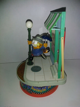 Garfield Swinging In The Rain Musical Figurine - We Got Character Toys N More