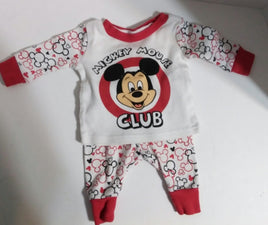 Mickey Mouse Club 2 Piece Infant 0-3 Pajamas - We Got Character Toys N More