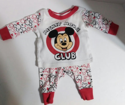 Mickey Mouse Club 2 Piece Infant 0-3 Pajamas - We Got Character Toys N More