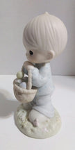 Precious Moments Figurine Wishing You A Basket Full of Blessings - We Got Character Toys N More