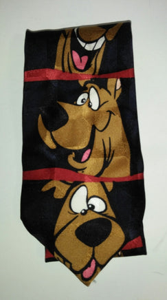 Scooby Doo Cartoon Network Black Silk Necktie Tie - We Got Character Toys N More