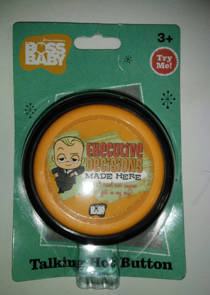 Boss Baby Executive Decision Talking Button - We Got Character Toys N More