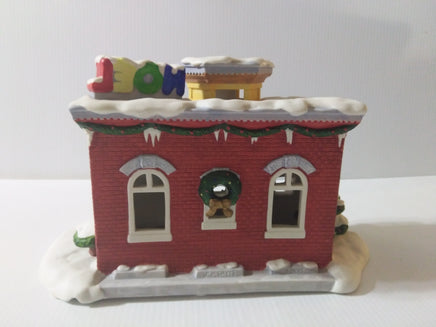 Garfield Christmas Village Danbury Mint Court House - We Got Character Toys N More