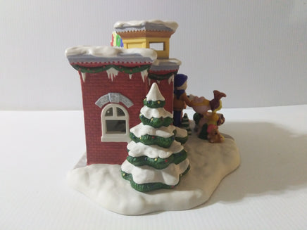 Garfield Christmas Village Danbury Mint Court House - We Got Character Toys N More