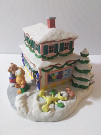 Garfield Danbury Mint Christmas Village Toy Shoppe - We Got Character Toys N More