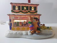 Garfield Danbury Mint Christmas Village Toy Shoppe - We Got Character Toys N More