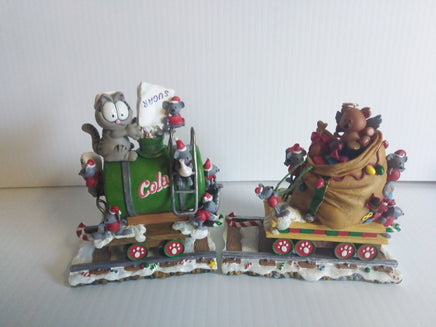 Danbury Mint Garfield Christmas Food Train Set - We Got Character Toys N More