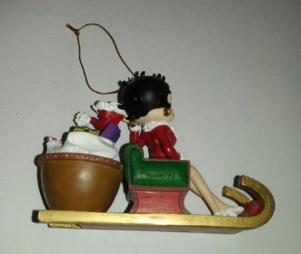 Betty Boop Christmas Ornament Sleigh - We Got Character Toys N More