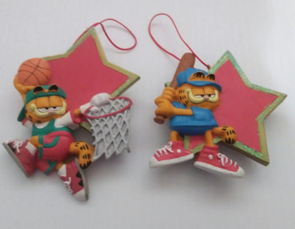 Garfield Christmas Ornaments Sports Musical - We Got Character Toys N More
