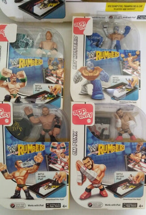 WWE Mattel Rumblers Apptivity iPad 8 Figure Lot NIB - We Got Character Toys N More