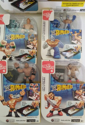 WWE Mattel Rumblers Apptivity iPad 8 Figure Lot NIB - We Got Character Toys N More